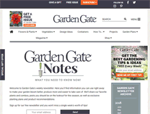 Tablet Screenshot of gardengatenotes.com